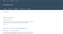 Desktop Screenshot of eisenhart.biz